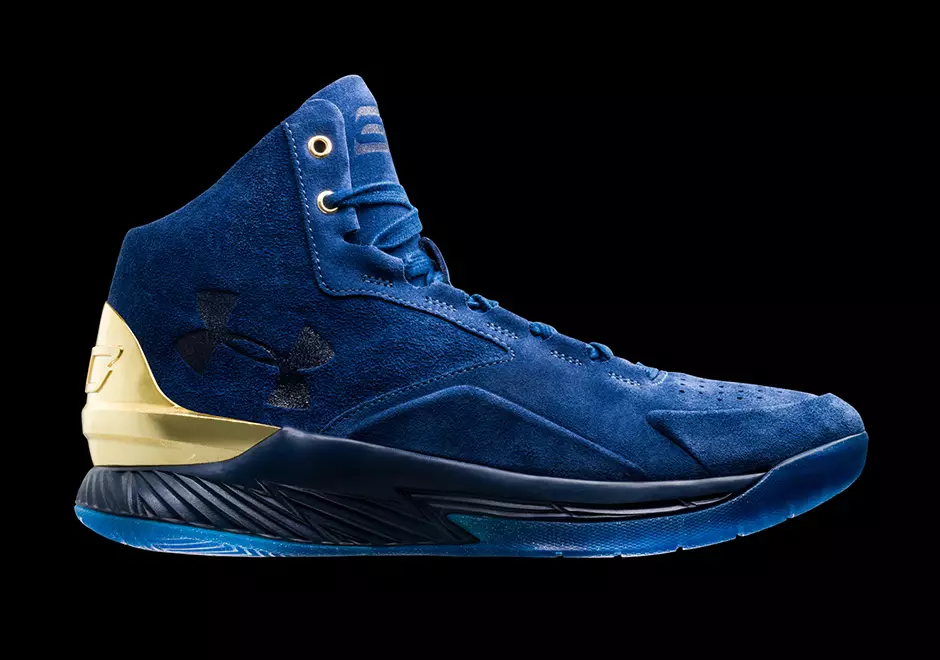 Under Armour Curry 2 Lux אדום כחול שחור זמש