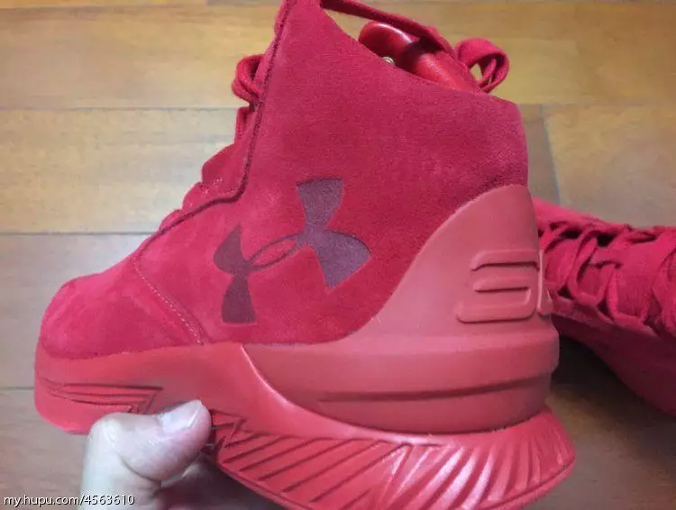 Under Armour Curry Lux Czerwony Zamsz