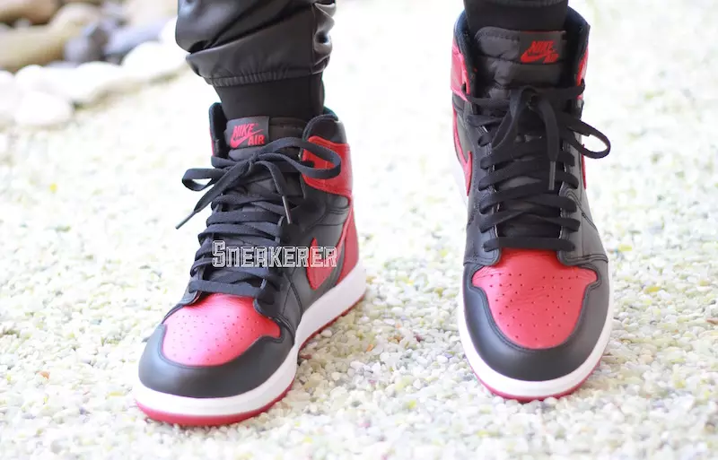 Air Jordan 1 Bred kielletty 2016 Retro