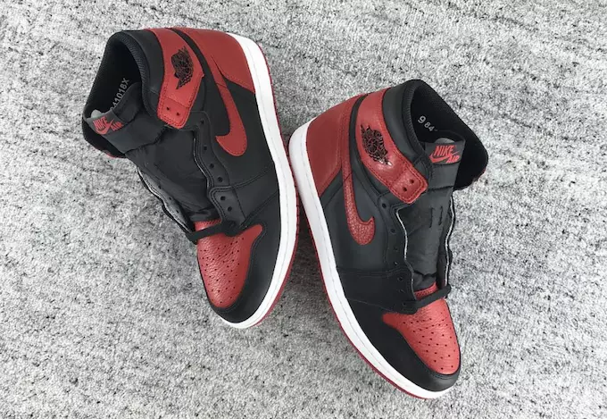 Bred 2016 Агаарын Жордан 1 OG Nike Air