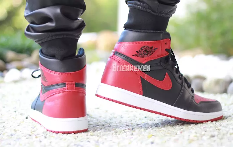 Air Jordan 1 Bred Qadağan Edildi 2016 Retro