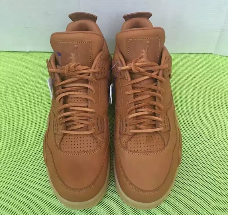 Air Jordan 4 Premium Wheat Ginger Gum Yellow