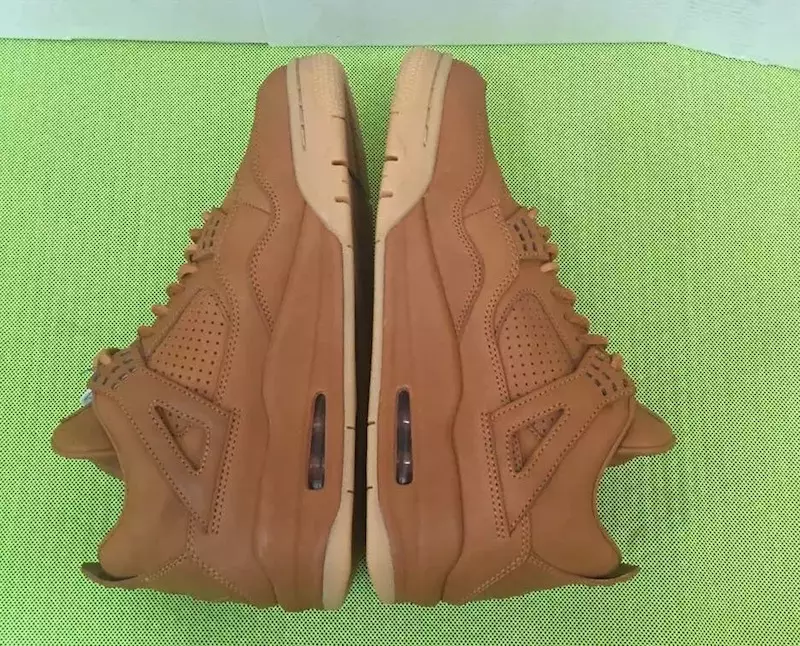 Air Jordan 4 Premium pšeničná zázvorová guma žlutá