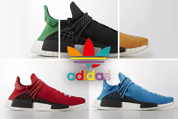 Beş Pharrell Williams x adidas NMD