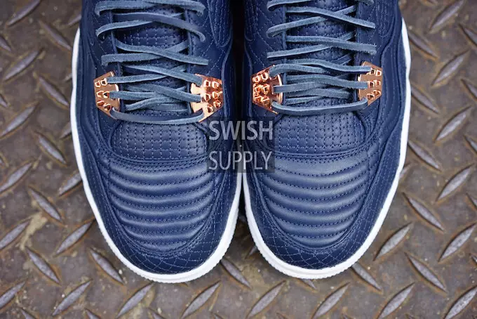 Air Jordan 4 Premium Obsidian Lamb Skin