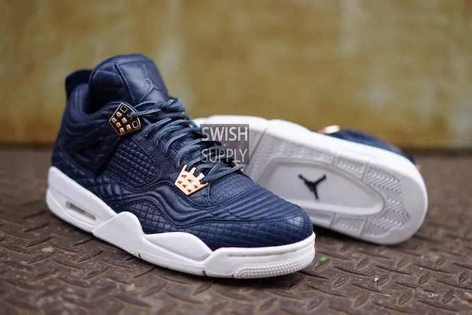 Air Jordan 4 Premium piel de cordero obsidiana