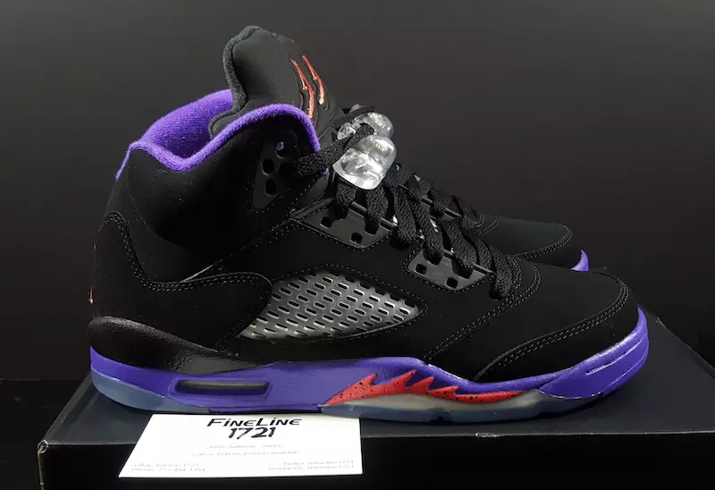 Air Jordan 5 Raptors Fierce Purple