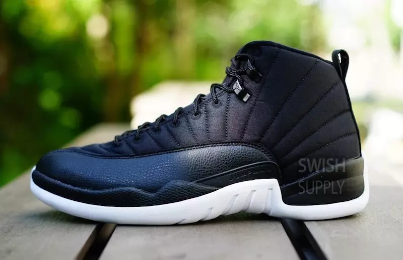 შავი ნეილონი Air Jordan 12 Neoprene