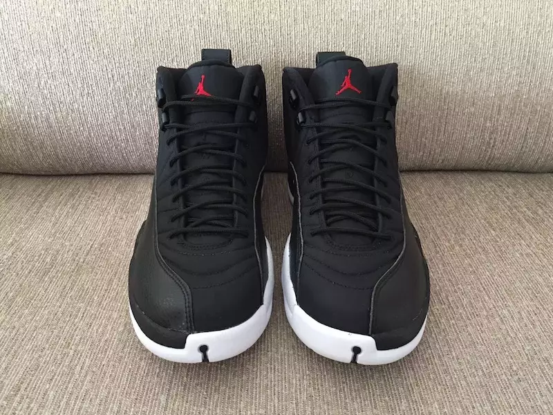 Неопрен Air Jordan 12 Нейлон Черный Черный Белый