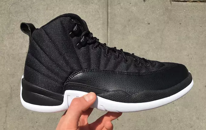 Air Jordan 12 Nylon Qara Suya davamlı