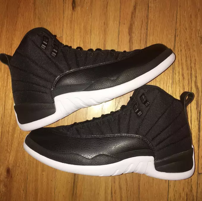 Air Jordan 12 ניילון שחור עמיד למים