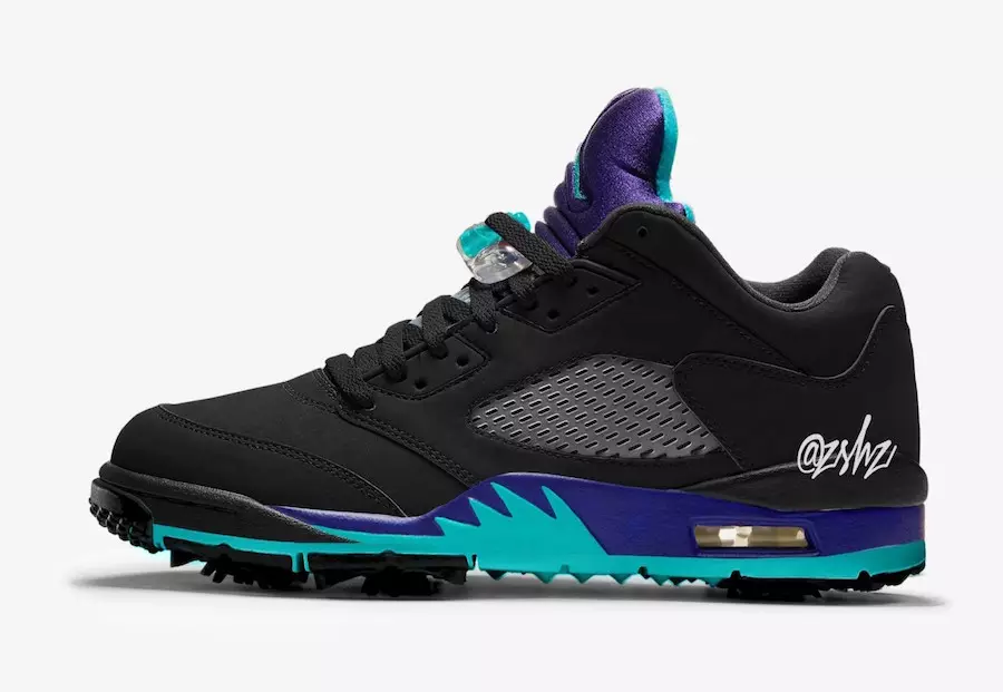 Air Jordan 5 Low Golf Black Grape CU4523-001 Датум на издавање