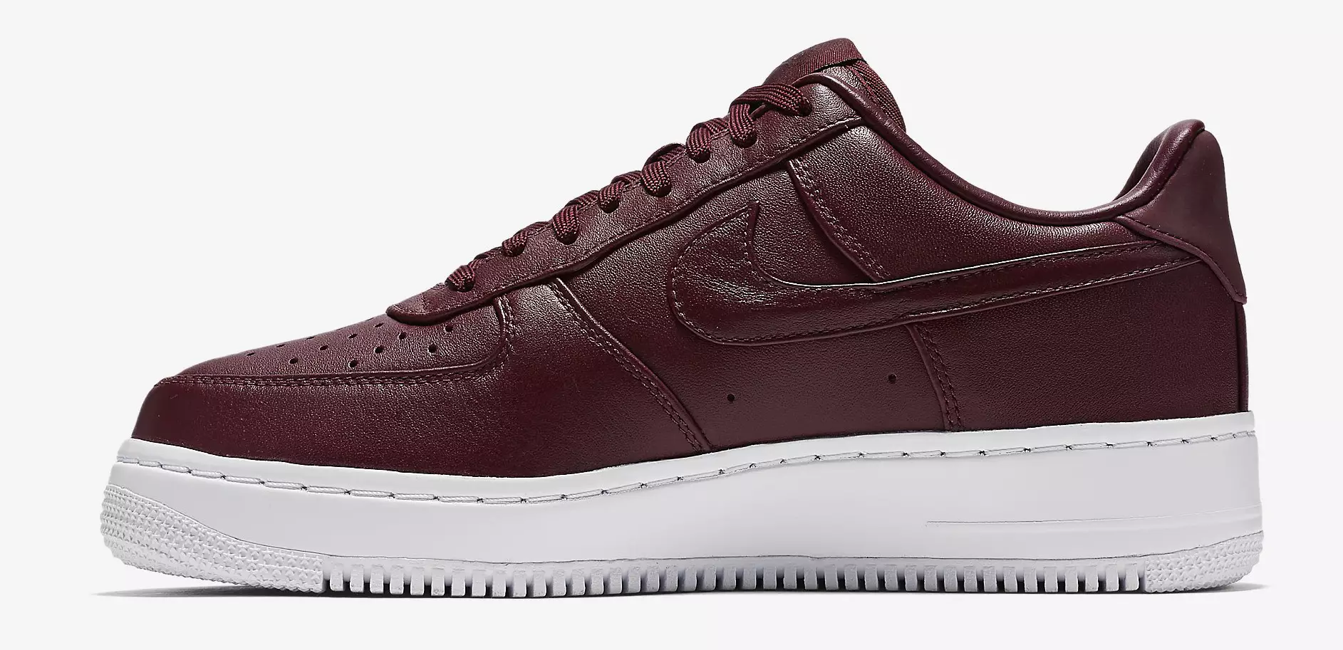 NikeLab Air Force 1 Aşağı Mavi Maroon