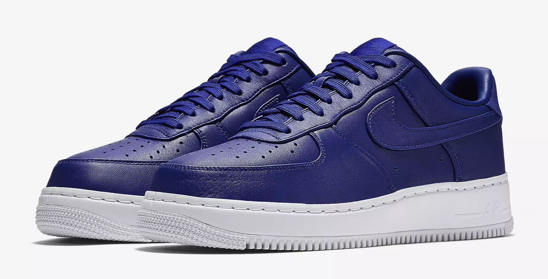 NikeLab Air Force 1 Low Blau Kastanienbraun