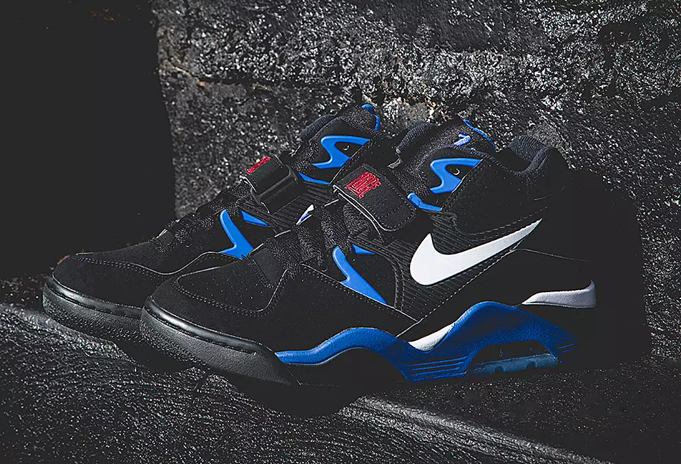 Nike Air Force 180 OG 76ers שחור רויאל אדום 2016