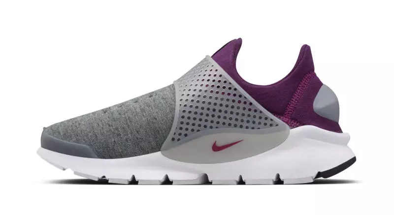 Nike Sock Dart Fleece Szary Fioletowy