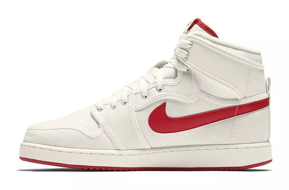 Air Jordan 1 KO High OG Canvas Timeless Sail Red