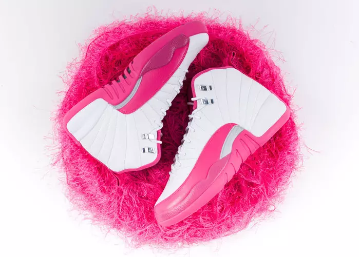 Air Jordan 12 Vivid Rose Blanc