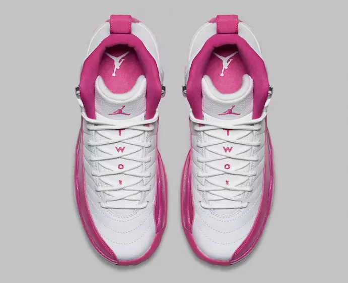 Air Jordan 12 GS Valentinovo Dynamic Pink