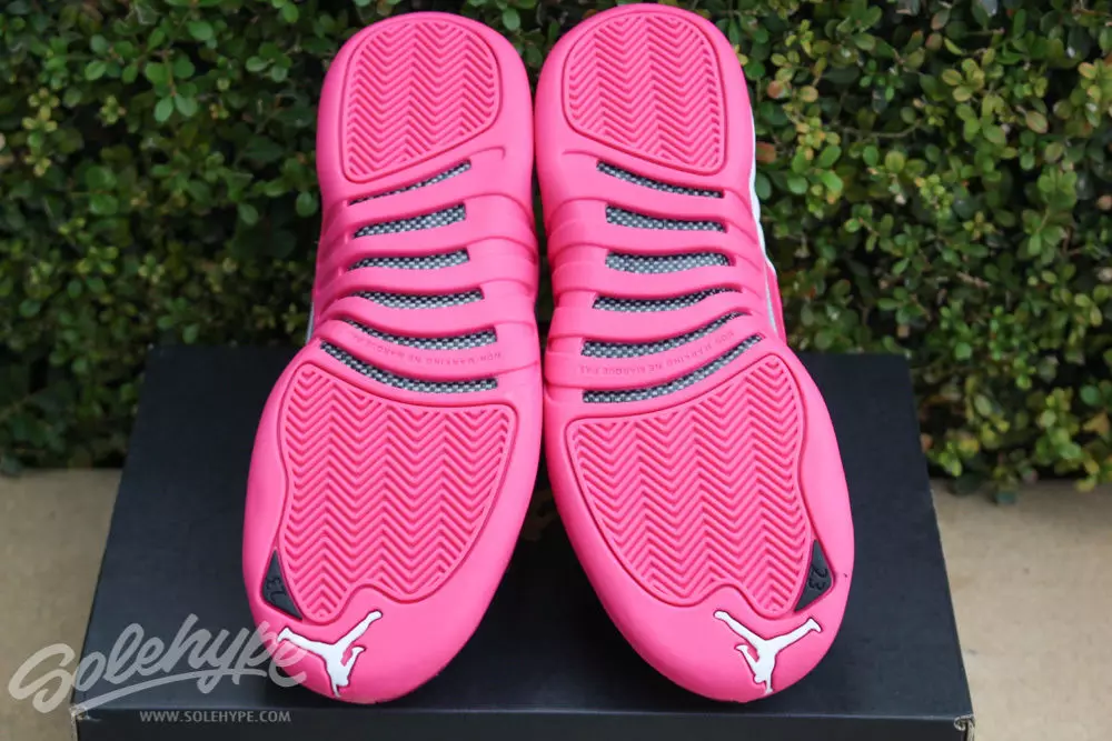 Air Jordan 12 GS Vivid Pink White