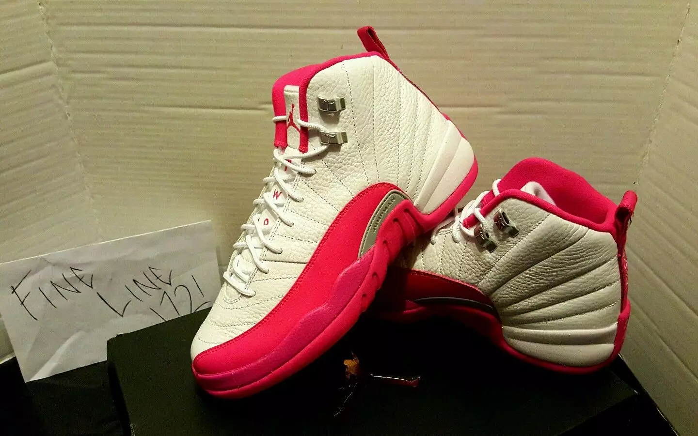 Air Jordan 12 GS Weiß Rosa 510815-109