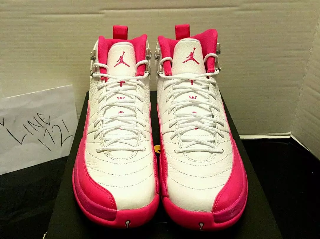 Air Jordan 12 GS White Pink 510815-109