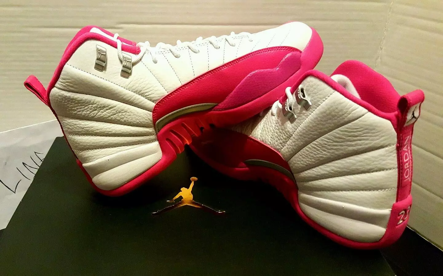 Air Jordan 12 GS White Pink 510815-109