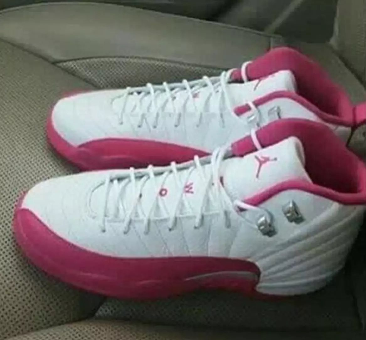 Air Jordan 12 GS White Dynamic Pink Utgivelsesdato