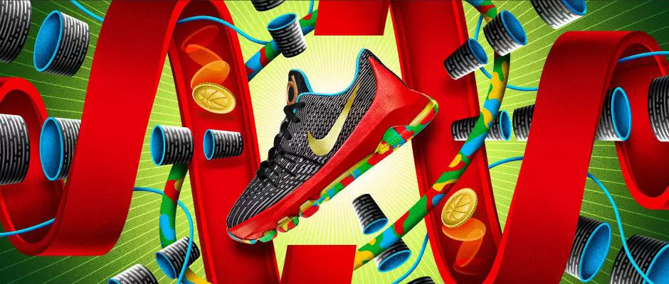 تاریخ انتشار Nike KD 8 GS Money Ball