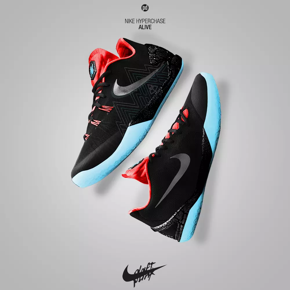 Conceptions de couvertures d'album de basket-ball Nike