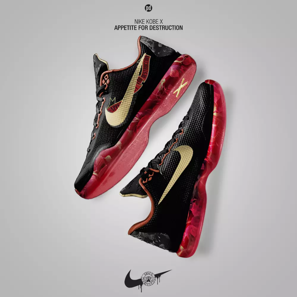 Desain Sampul Album Basket Nike