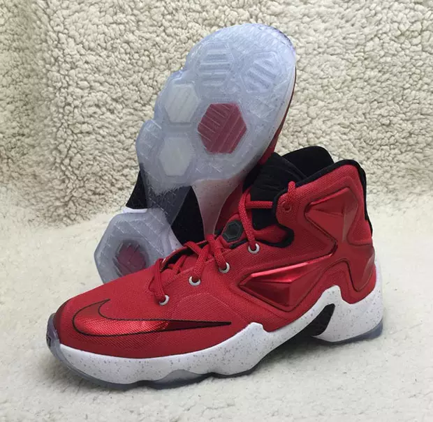 Nike LeBron 13 Rojo Negro Blanco