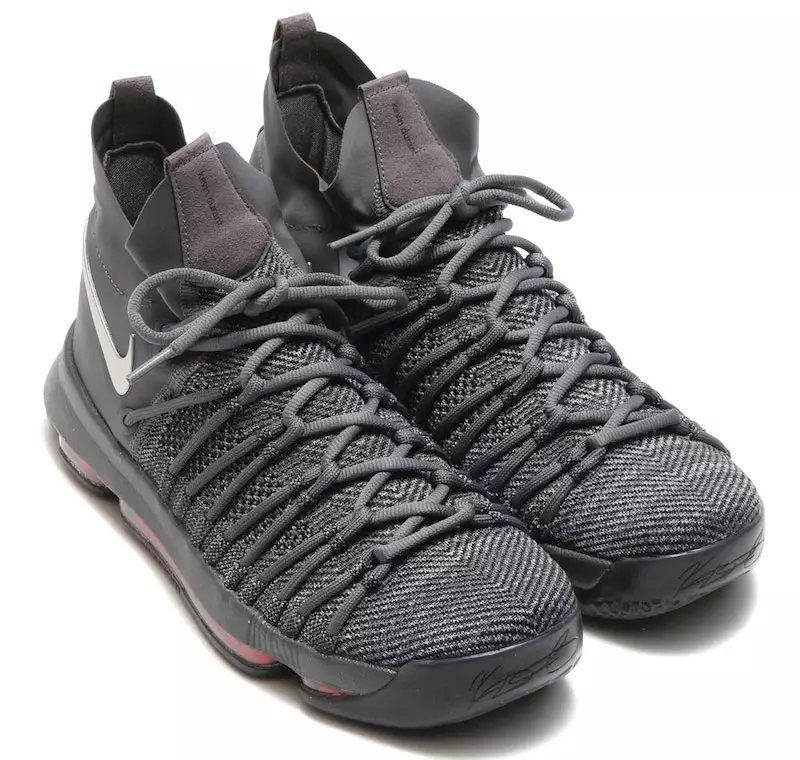 Nike Zoom KD 9 Elite қара сұр желкенді гипер нефрит 909140-013