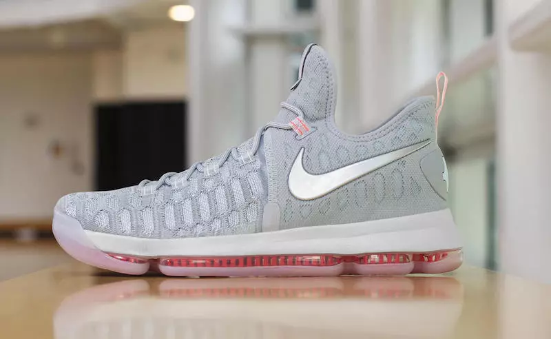 Nike KD 9 Прохладный серый розовый