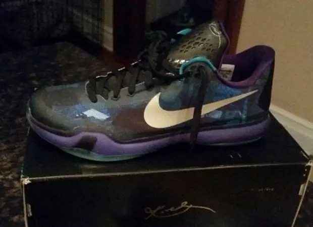 Nike Kobe 10 Peach Jam Emerald Glow Reflect Silver Court Purple Чыгарылган күнү