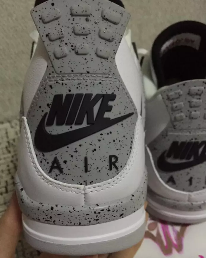 2016 Air Jordan 4 White Zement Nike Air