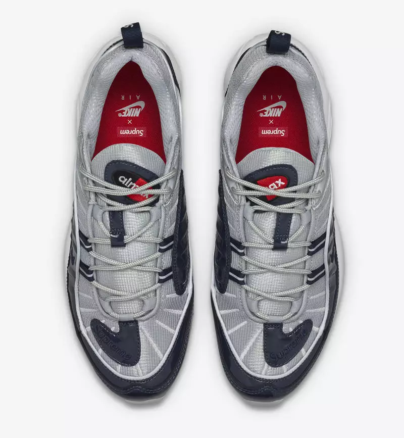 Toleo la Mtandaoni la Supreme Nike Air Max 98