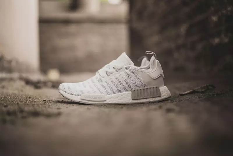 adidas NMD Marque Avec Les Trois Bandes Blackout Whiteout