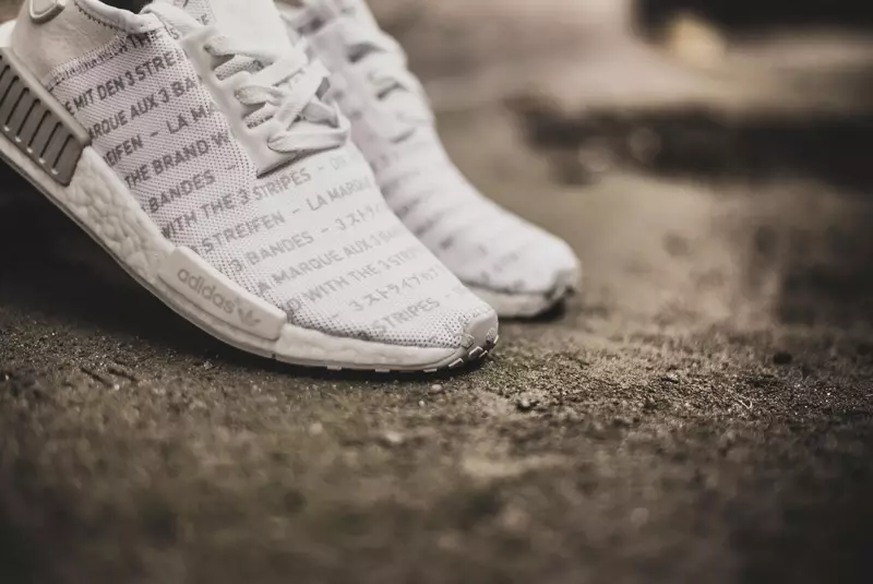 adidas NMD Brand With The Three Stripes Blackout Whiteout