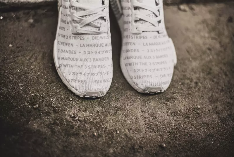 adidas NMD Brand With The Three Stripes Blackout Whiteout