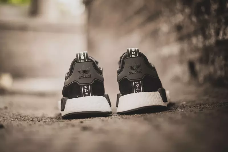 adidas NMD Mark Mat The Three Stripes Blackout Whiteout