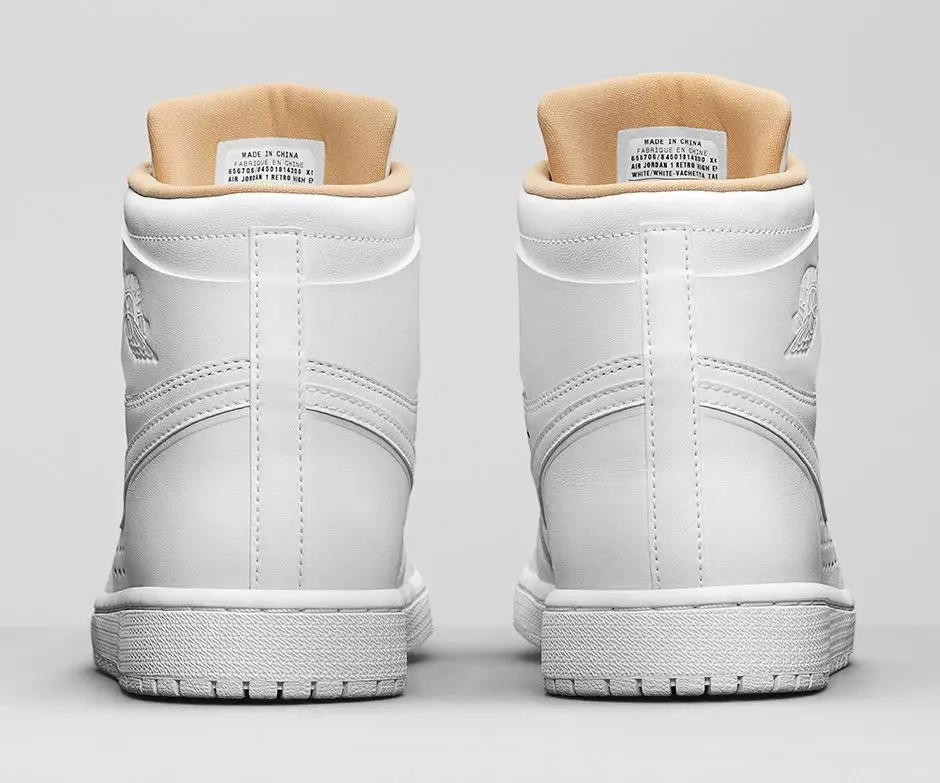 Air Jordan 1 Retro High White Vachetta Tan Datum izdaje