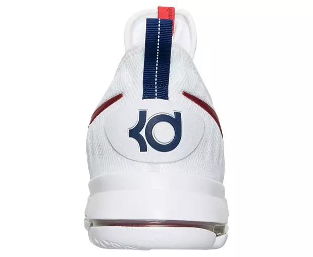 Nike KD 9 USA Hvid Rød Blå Olympic