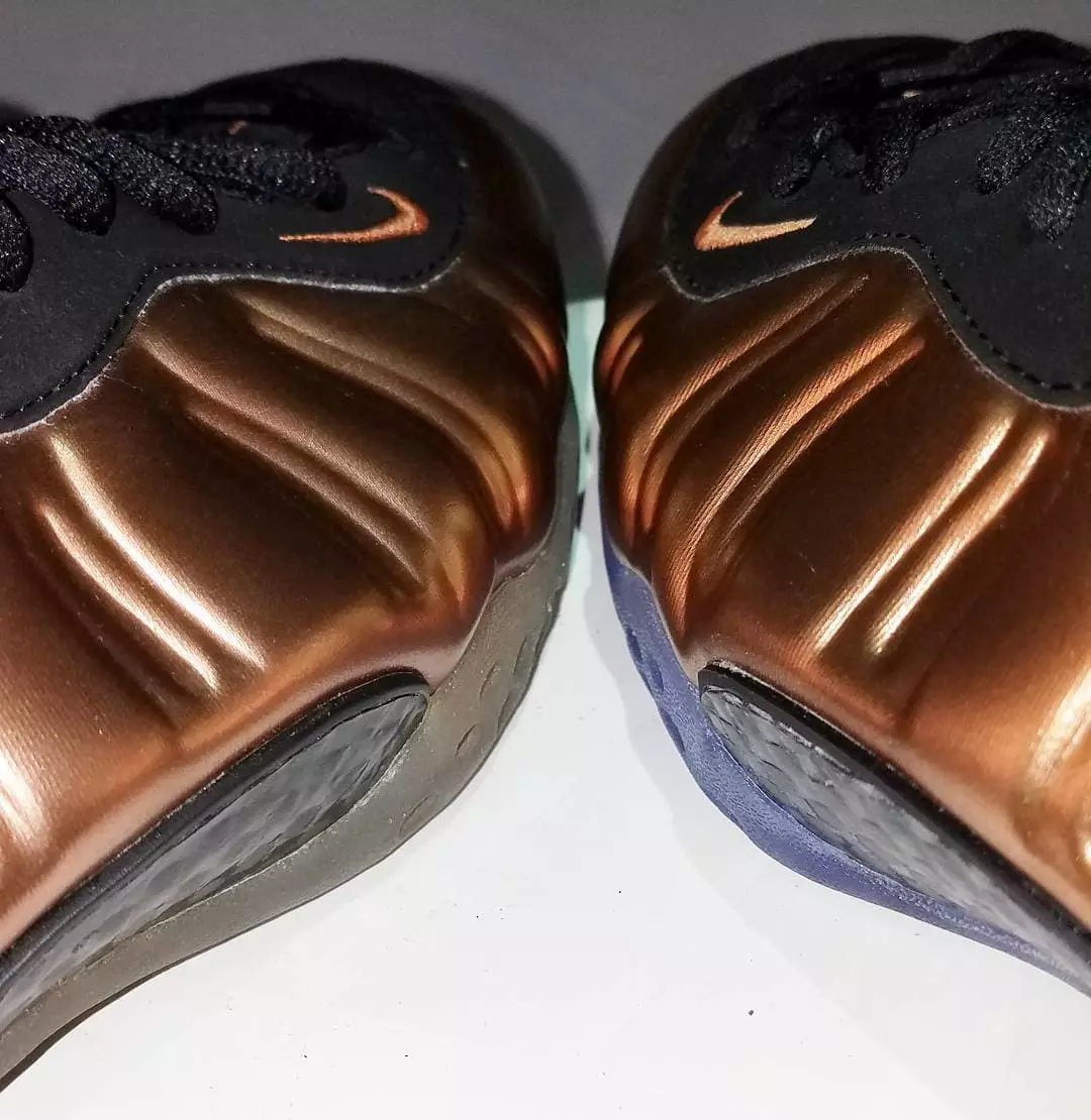 Comparació de coure Nike Foamposite 2017 2010