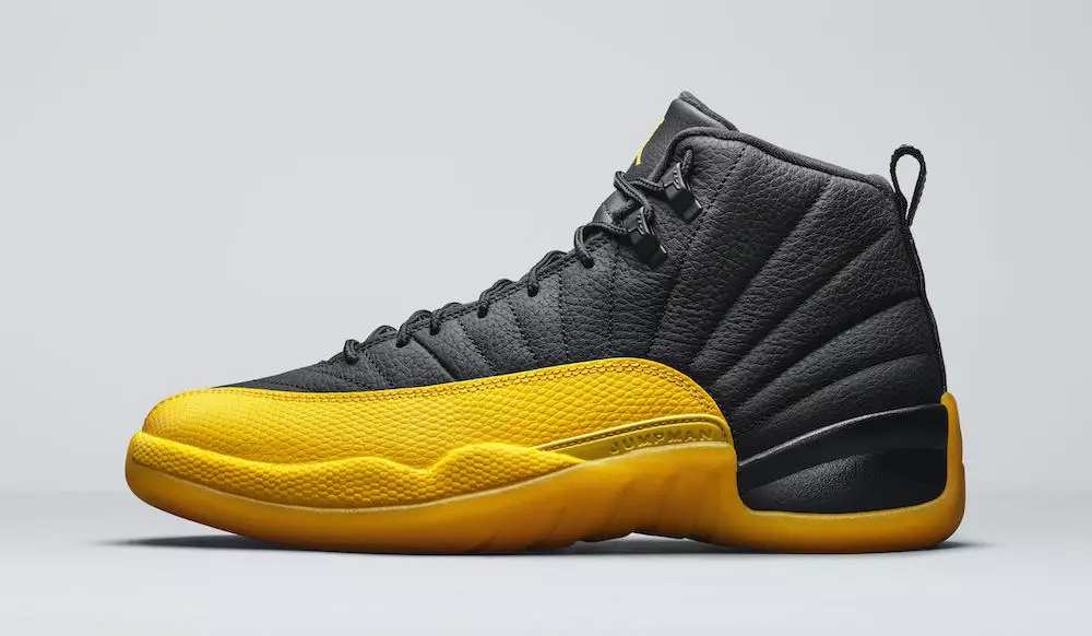 Air Jordan 12 أسود أصفر 130690-070 تاريخ الإصدار