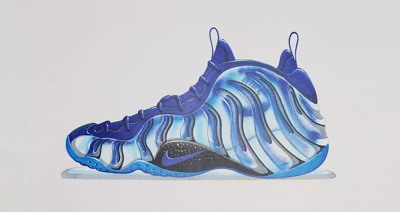 Nike Air Foamposite One ဒီဇိုင်း