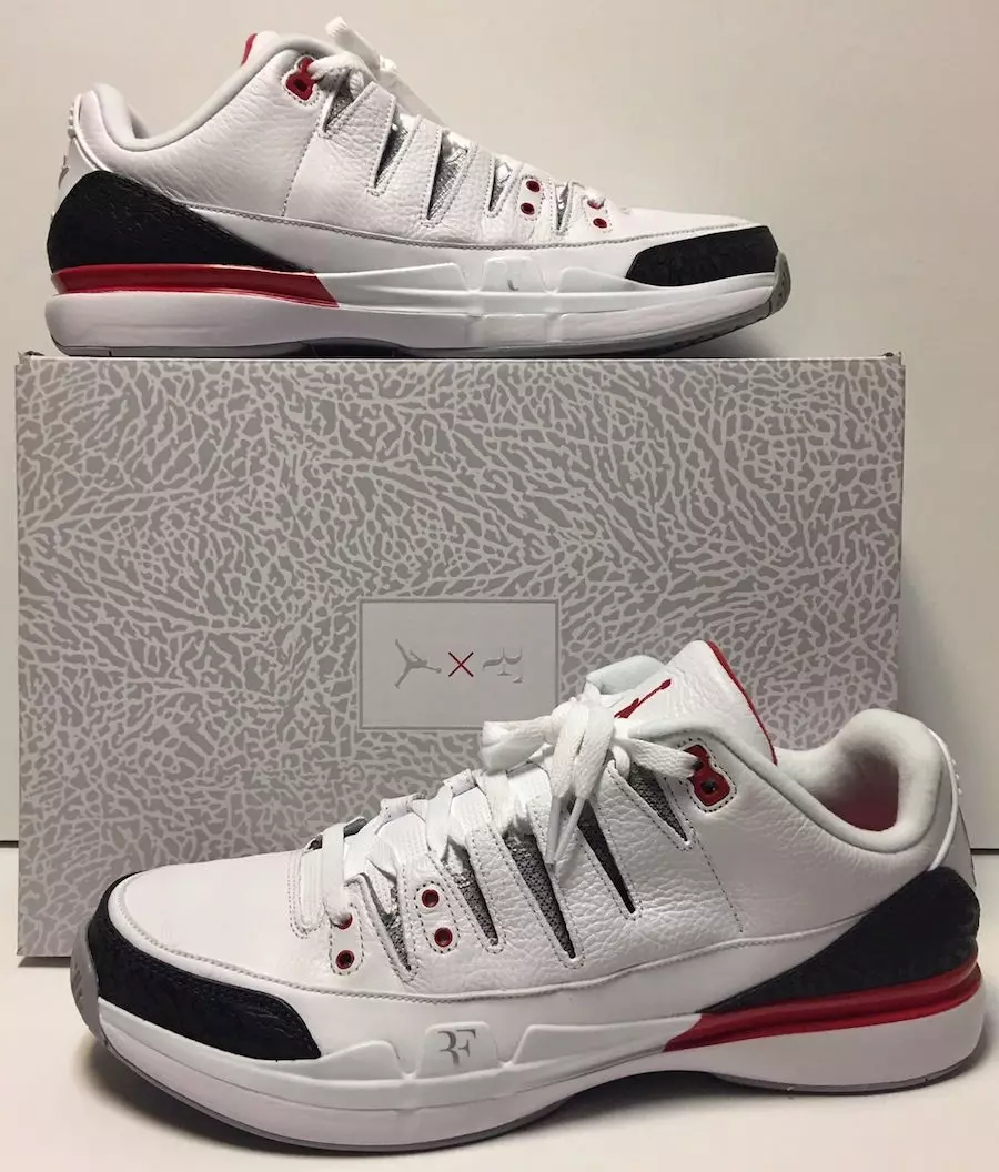 Nike Zoom Vapor Tour AJ3 Feuerrot 709998-106