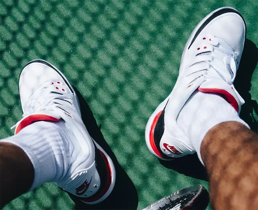 Nike Zoom Vapor Tour AJ3 Fire Red Інформація про випуск