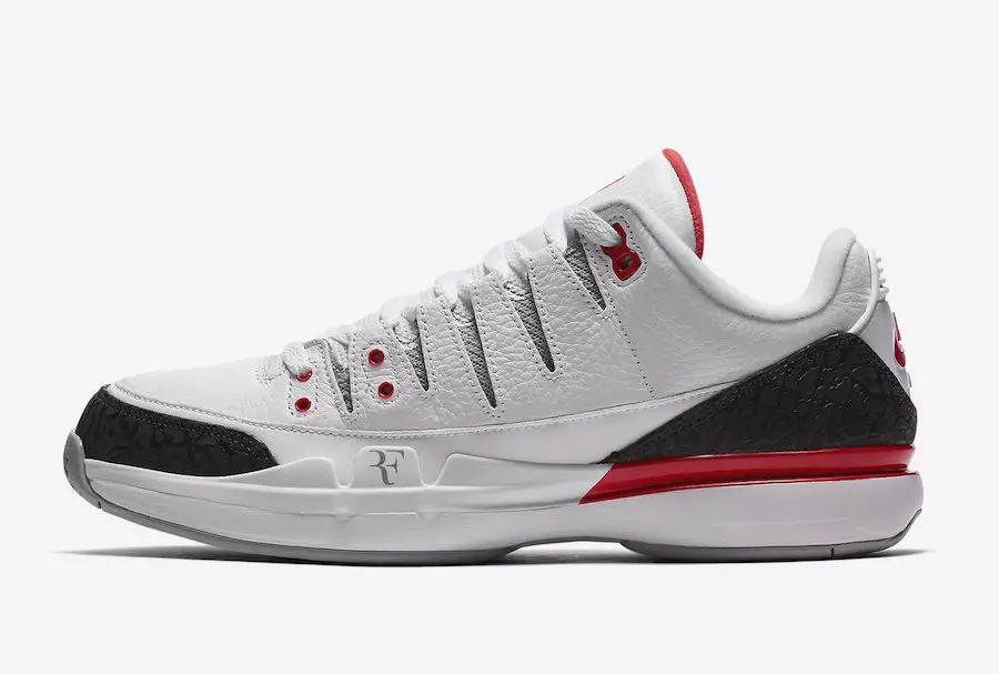 Nike Zoom Vapor AJ3 Vuurrood 709998-106