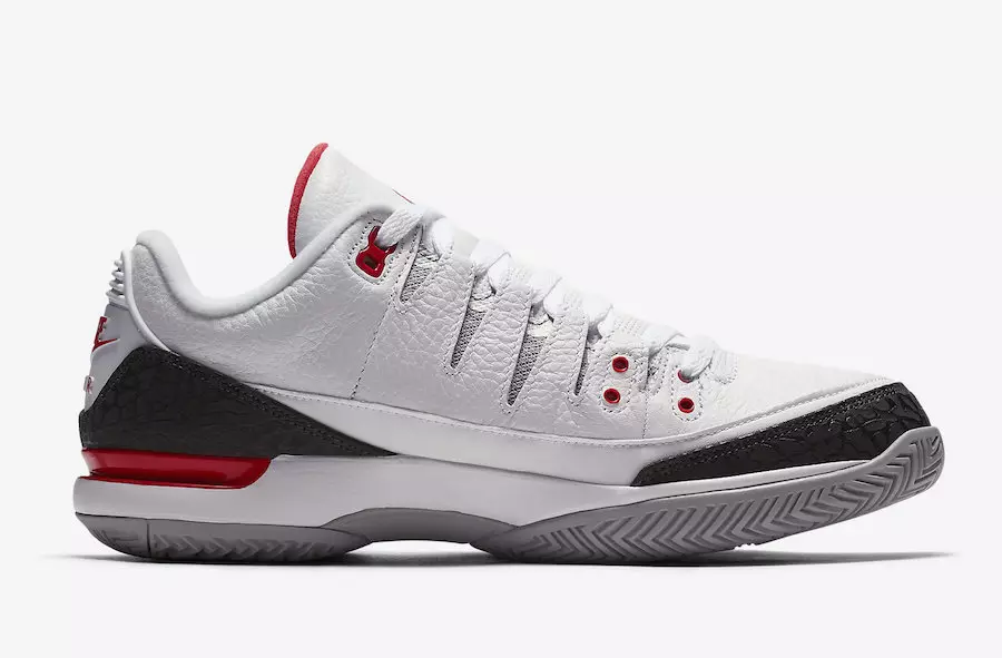 Nike Zoom Vapor AJ3 Dóiteáin Dearg 709998-106